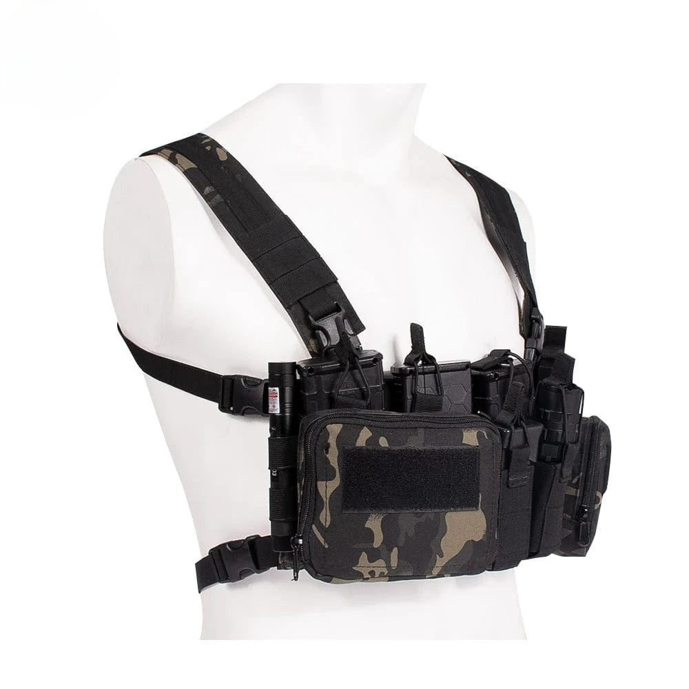 TCM CHEST RIG VEST – Tactical Loadout System | Nylon | MOLLE Compatible
