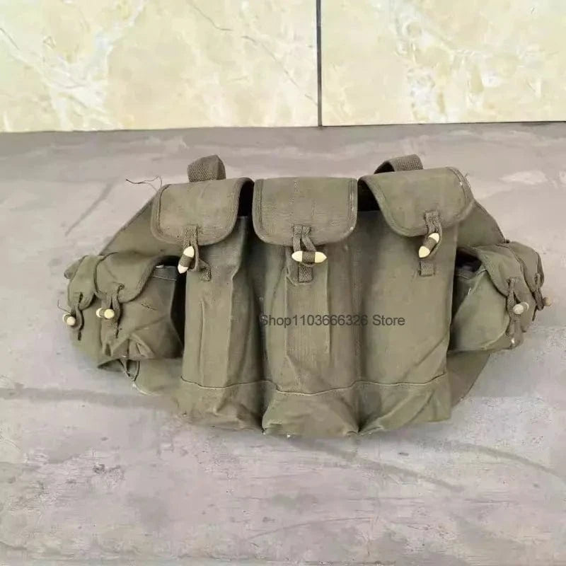 TYPE 56 LIFCHIK-1 – Classic AK Chest Rig | Canvas Carrier | 3-Cell Mag Pouch | Field Ready