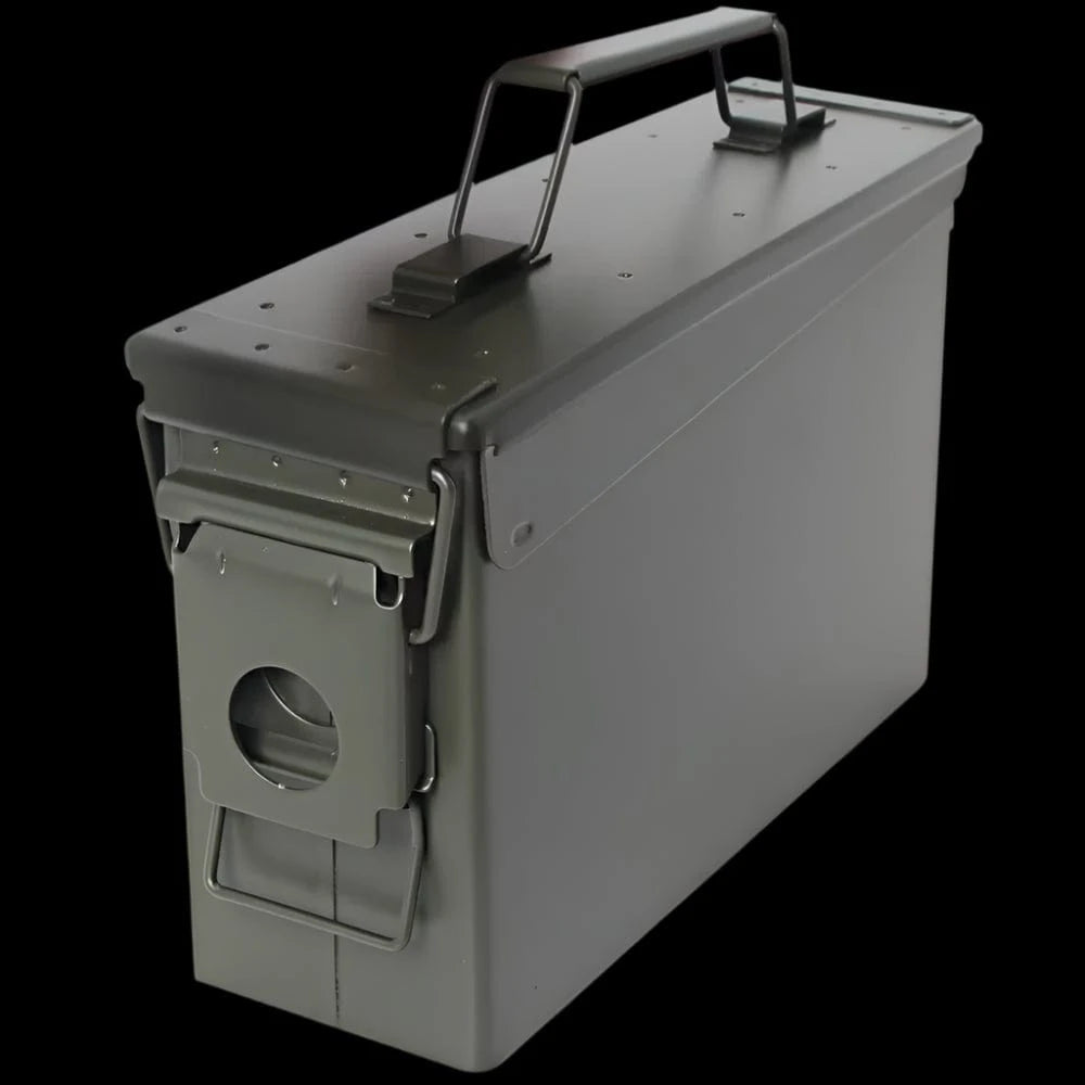 STRONGHOLD 30 Cal Steel Ammo Can – Compact Waterproof Ammo & Gear Storage Box