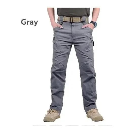 IRONFLEX SWAT COMBAT JOGGERS – Waterproof Tactical Cargo Pants with Elastic Waist