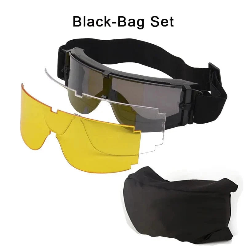 STRIKE X800 – Tactical Windproof Eyewear for Field, Recon, and Outdoor Ops