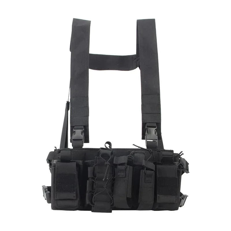 RECON RADIO HARNESS – Tactical Chest Rig Pouch for Comms, Maps & Utility Gear