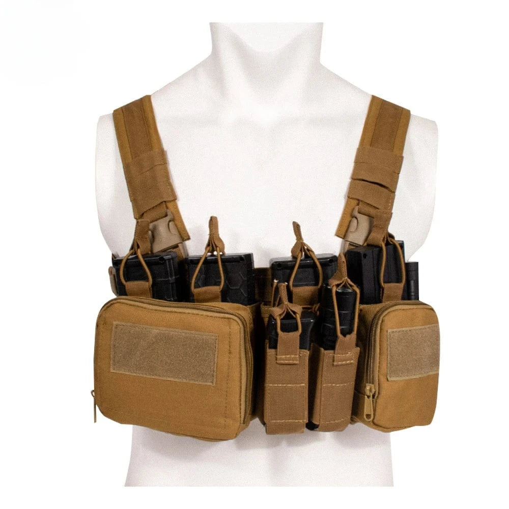 TCM CHEST RIG VEST – Tactical Loadout System | Nylon | MOLLE Compatible
