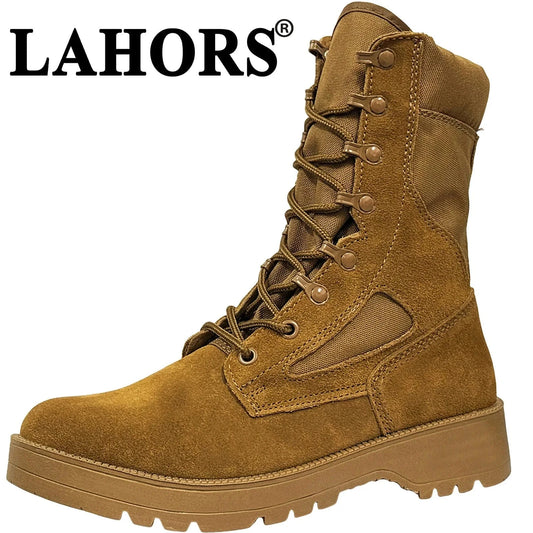 LAHORS V2 – Waterproof Combat Boots, Mid-Cut Tactical Hiking Footwear