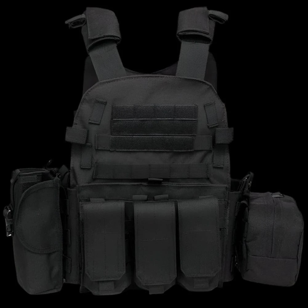 STRIKEWRAITH V2 – 600D MOLLE Tactical Vest, Adjustable Plate Carrier, Ops-Ready Loadout Rig