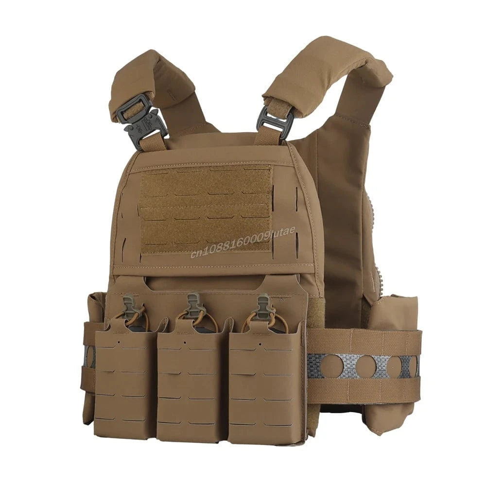 FIRELINE V5 – Modular Plate Carrier Set w/ Quick-Detach Front Panel + Mag Pouch System