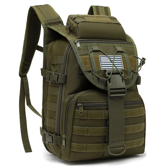 GEARFORCE B35 – Tactical Survival Backpack (35L, Green)
