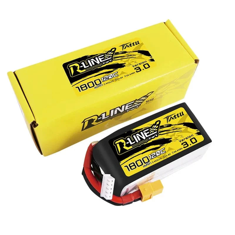 BLACKCELL R-1800 V3 – 14.8V 1800mAh 4S 120C Tactical LiPo Battery (XT60)