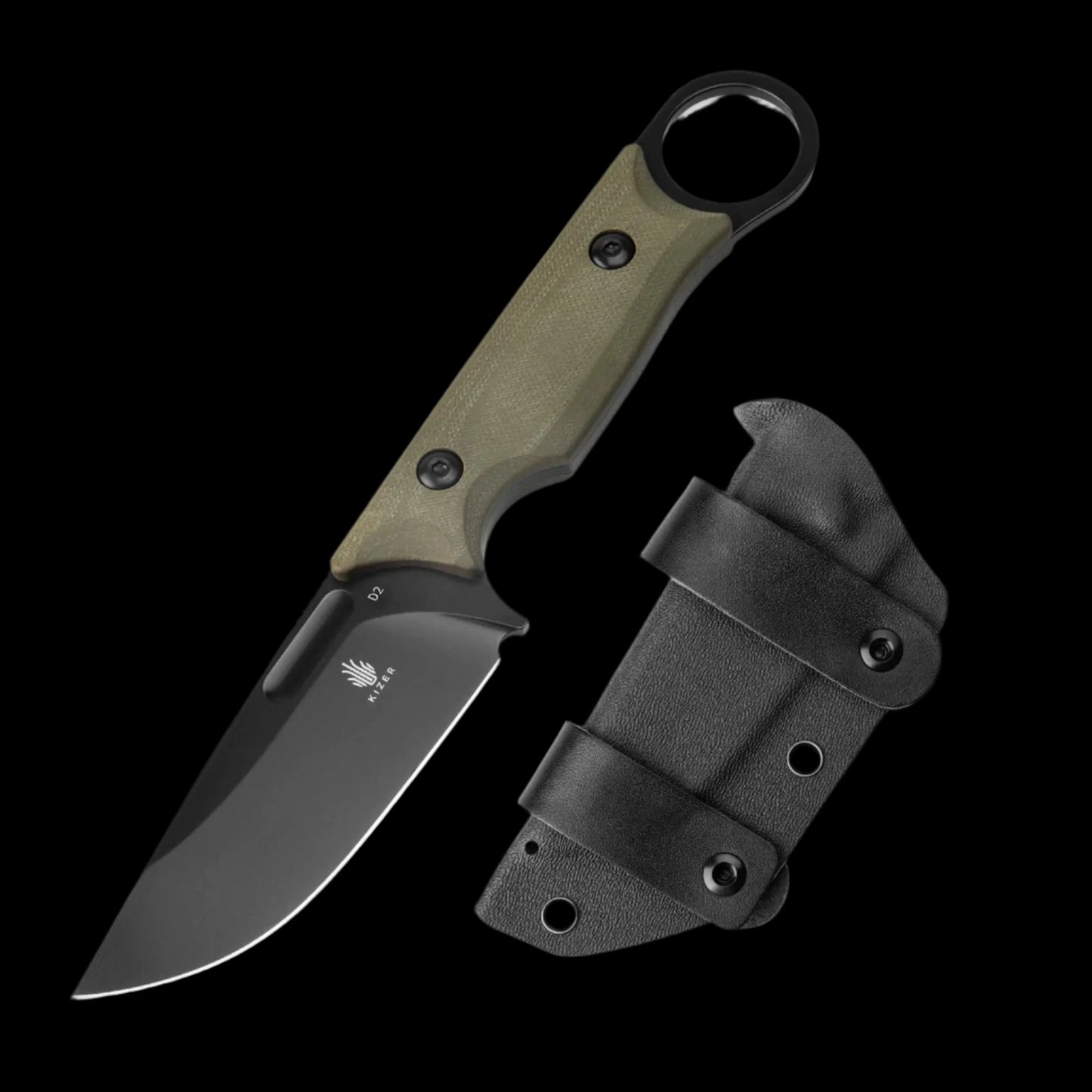 PHANTOM B2 Tactical Utility Blade with G10 Grip and D2 Steel