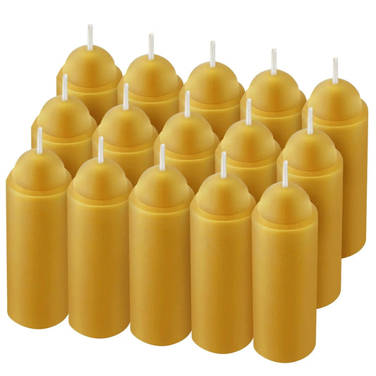WAXCORE B15 – 15-Hour Beeswax Emergency Candle Set (15-Pack)