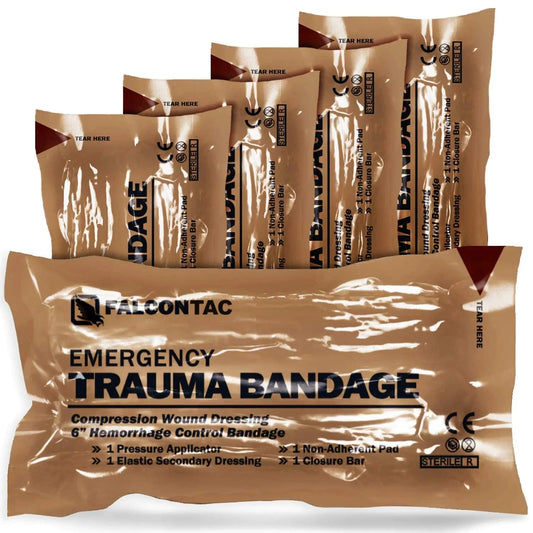 VORTEX-6 Emergency Compression Bandage – 6 Inch Sterile Trauma Dressing