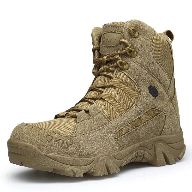 TRACKLINE M4 – Tactical Ankle Boots, Non-Slip Sole, Rugged Terrain Support, Shock-Absorbent Frame