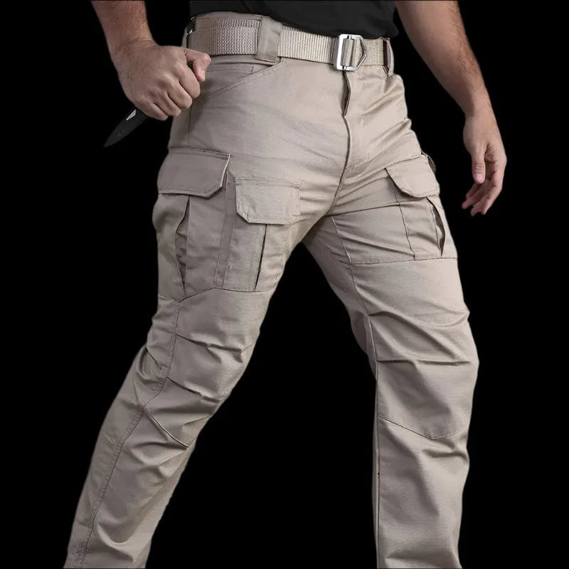 Urban tactical combat pants, front view