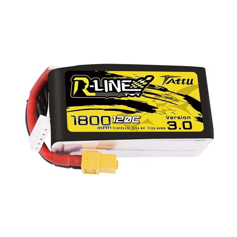 BLACKCELL R-1800 V3 – 14.8V 1800mAh 4S 120C Tactical LiPo Battery (XT60)