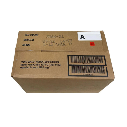 AMMO CAN MAN MRE CASE — INSPECTION 2026 — MENUS 1–12 (USA)