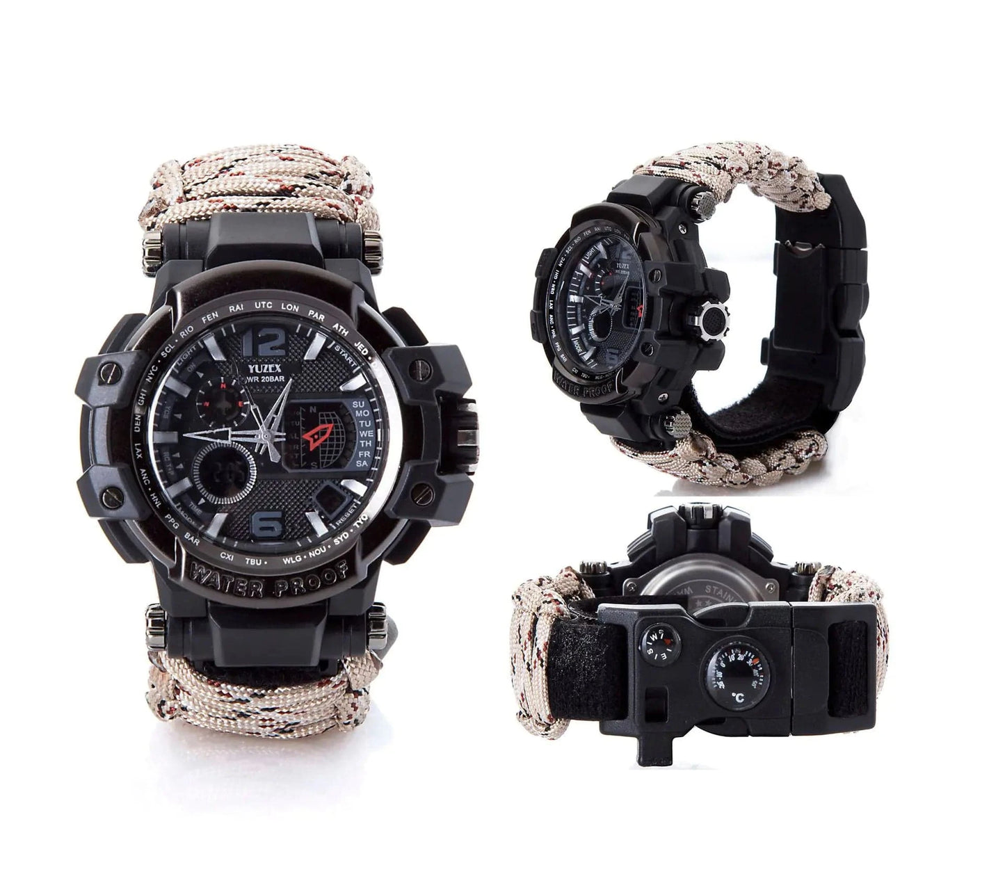 STRIKECORD V2 – Tactical Paracord Bracelet with Multitool