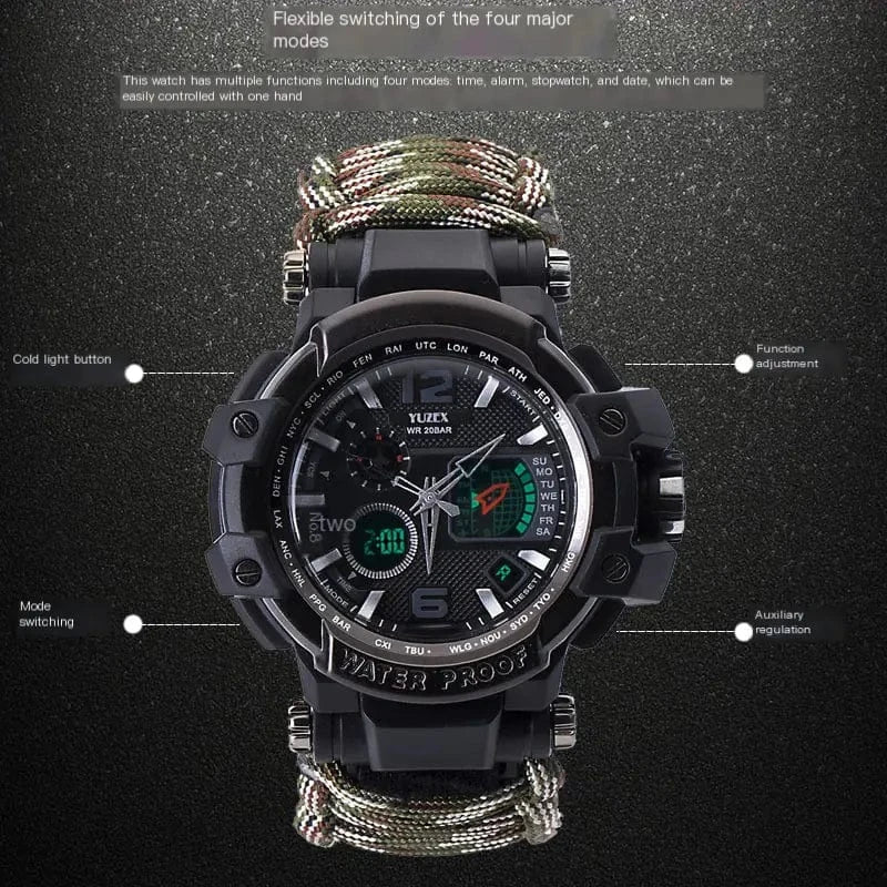 STRIKECORD V2 – Tactical Paracord Bracelet with Multitool