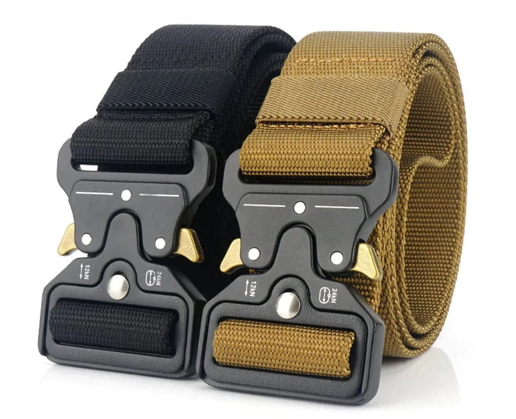 Tactical Nylon Training Belt | Military-Grade 125cm (Black, Green, Yellow)
