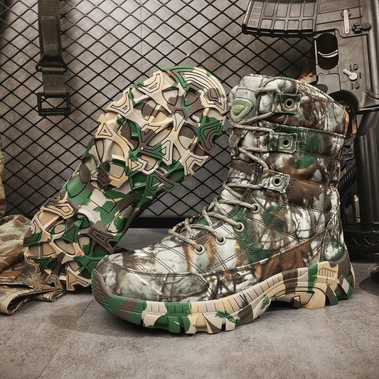 WARPATH X7 – Waterproof Tactical Boots, Zip-Up Combat Design, Desert-Grade Soles