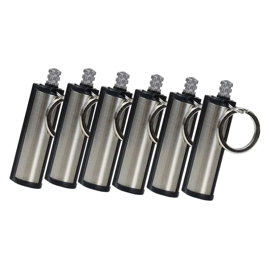 EMBERSTRIKE V6 – Waterproof Flint Match Fire Starter Kit (6-Pack)