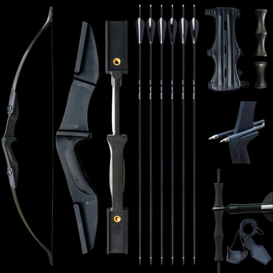 NOMAD R-30 – Ambidextrous Tactical Recurve Bow Set (20–40LB)
