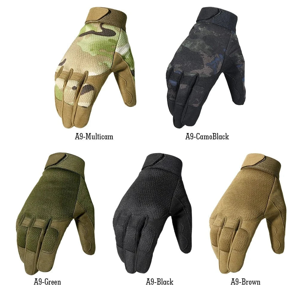 VANGUARD Z3 – Tactical Combat Gloves, Full-Finger, Reinforced Grip, Touchscreen-Ready