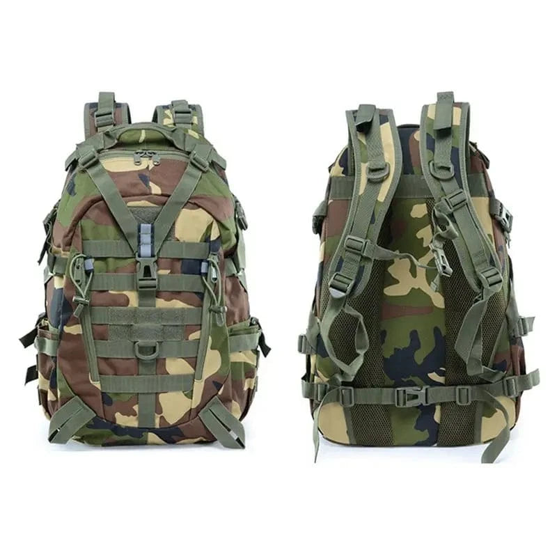 RUIN HAWK 45L Tactical Bergen – Military MOLLE Backpack for Field Ops & Survival