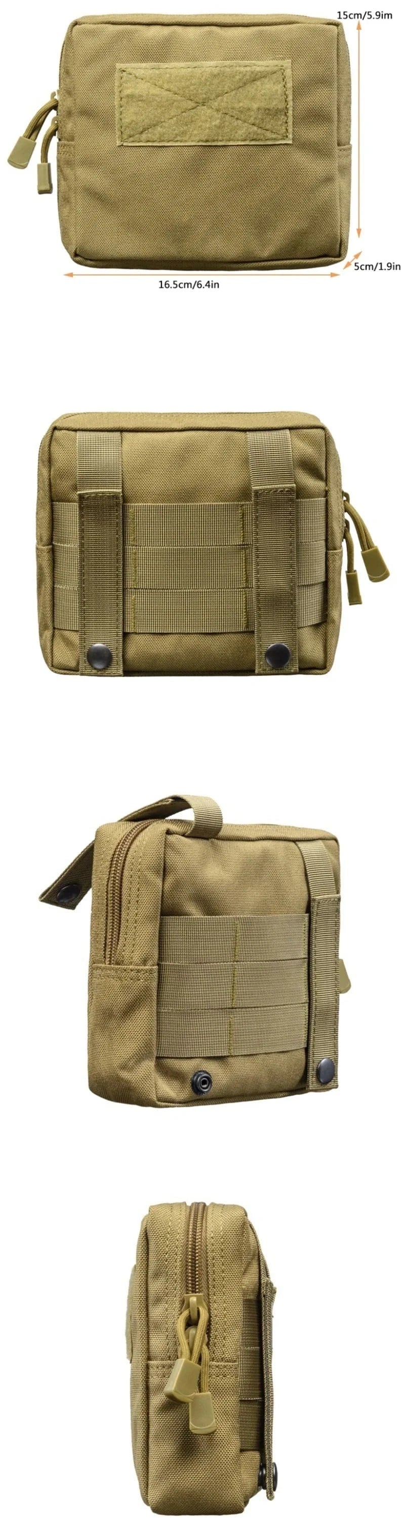 RECON ST-23 MOLLE Utility Waist Pouch – Tactical EDC Carrier for Field Ops