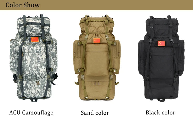 TITAN ASCENT 100L – Military Mountaineering Backpack with Adjustable Carry System