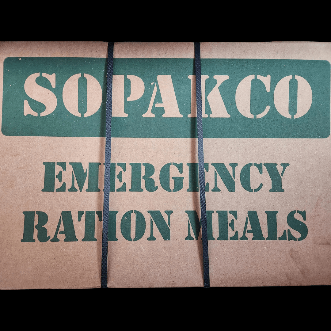 MEALCRATE X14 – Sopakco MRE Case (14-Pack, Green Box)