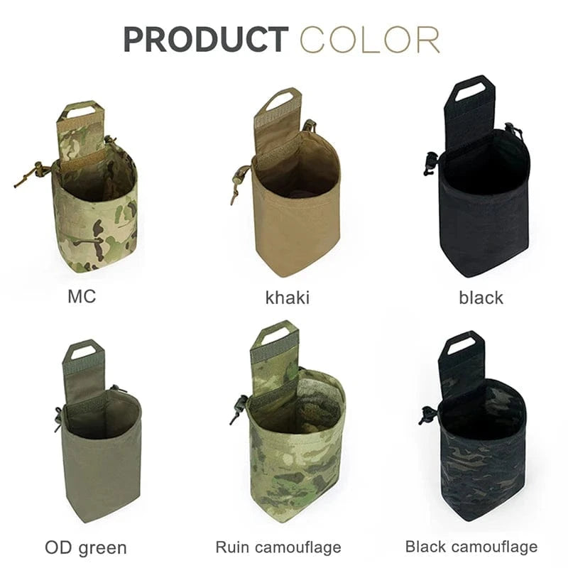 RAVENCORE DPM-88 Foldable Dump Pouch – Tactical MOLLE Mini Drop Utility Bag