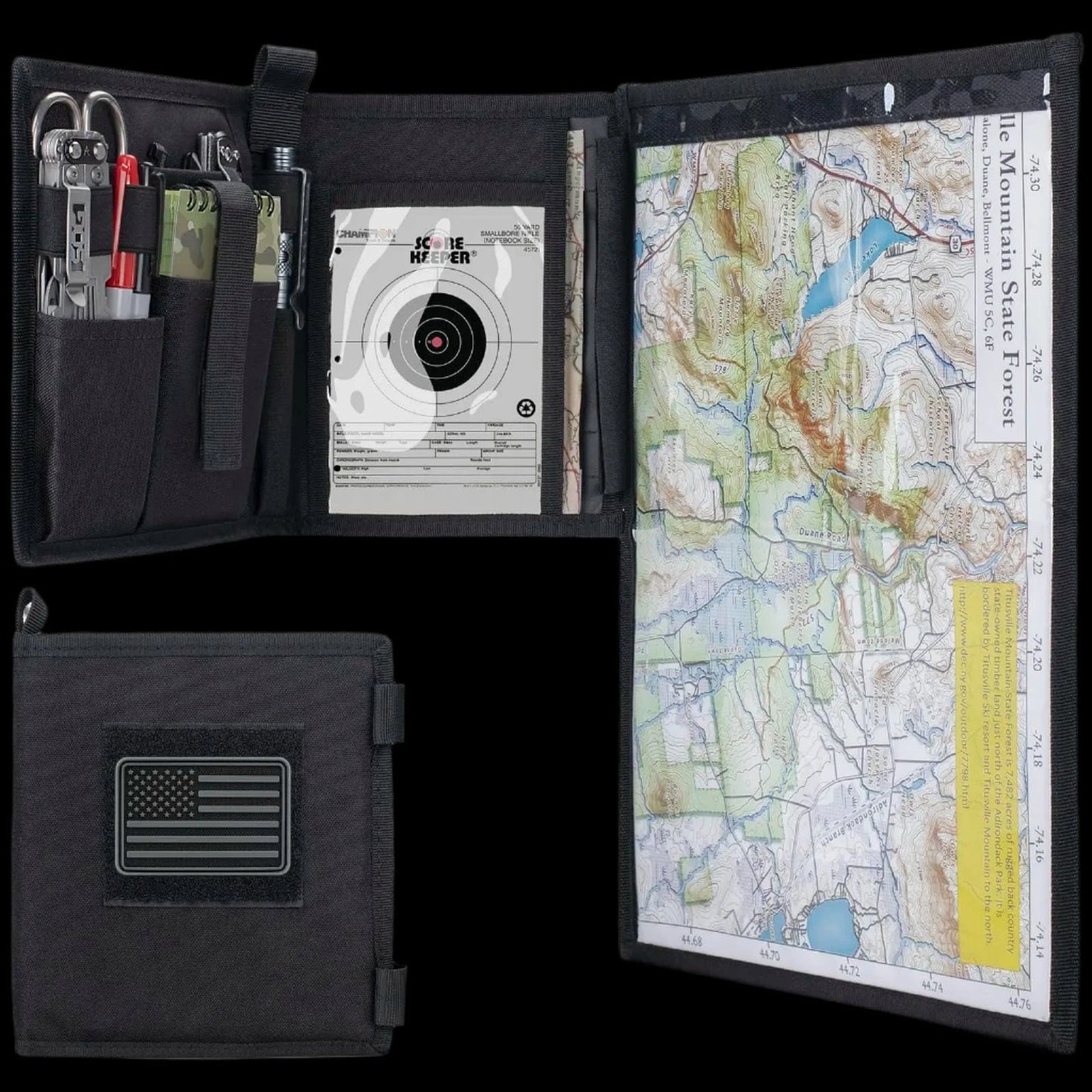 NAVGRID M13 Tactical Map Case – Waterproof TPU Utility Pouch for Navigation & Recon Ops
