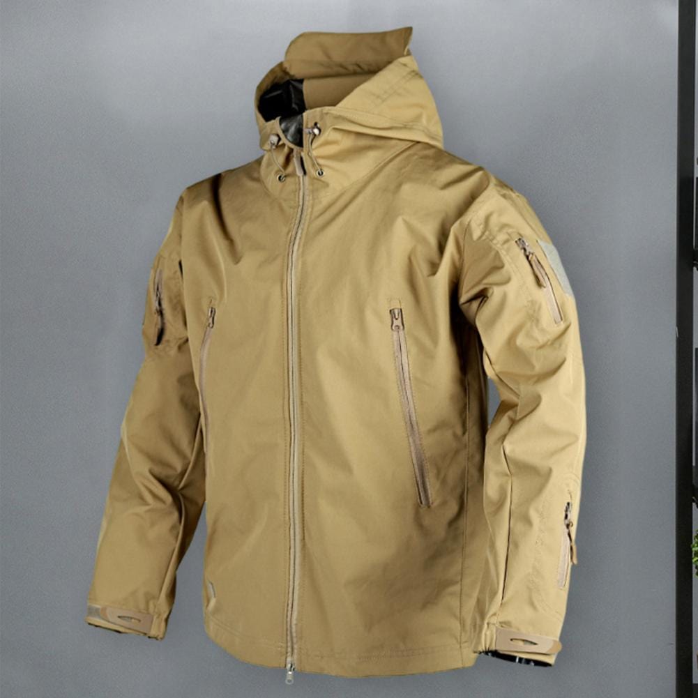 Men Jackets Military Field Windbreaker Men Waterproof Coat Hoodie Men Hunting Army Zipper Hooded Jacket Outerwear