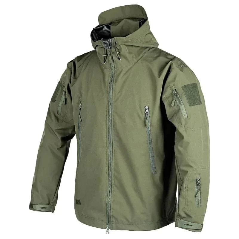 WOLFHIDE LIGHT TACTICAL WINDBREAKER – Waterproof Camouflage Field Shell Jacket