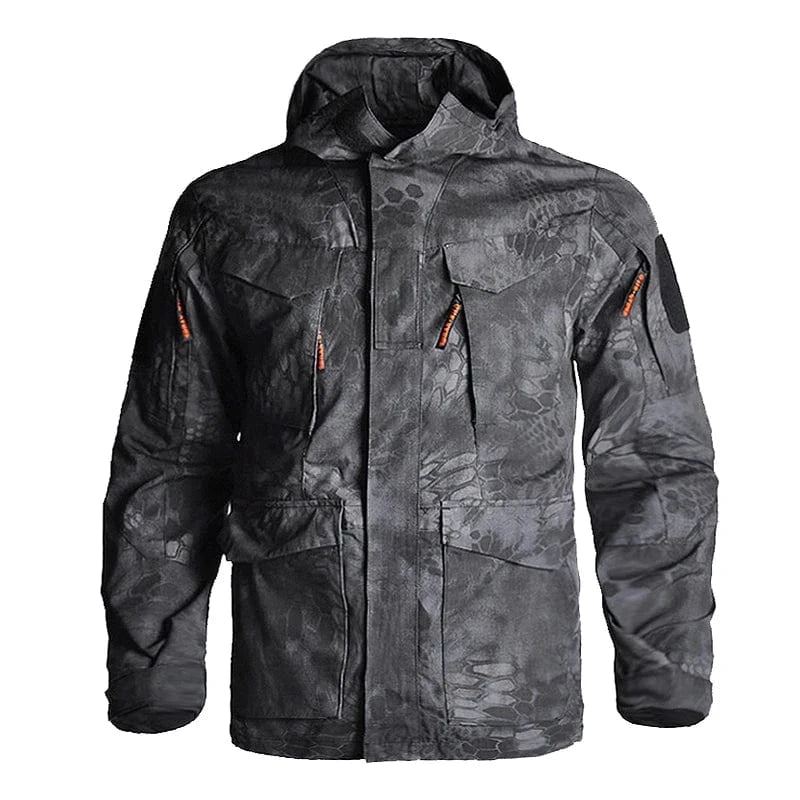 M65 WARCORE TACTICAL JACKET – Waterproof Military Field Shell with 10 Gear Pockets