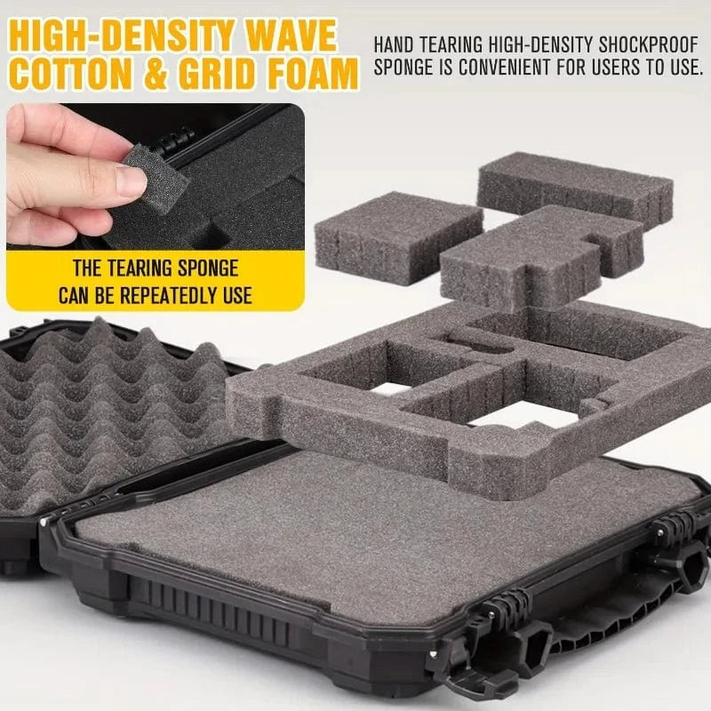 BLACKVAULT R5 Portable Tactical Gun Safe – Waterproof Dustproof EVA Lockbox