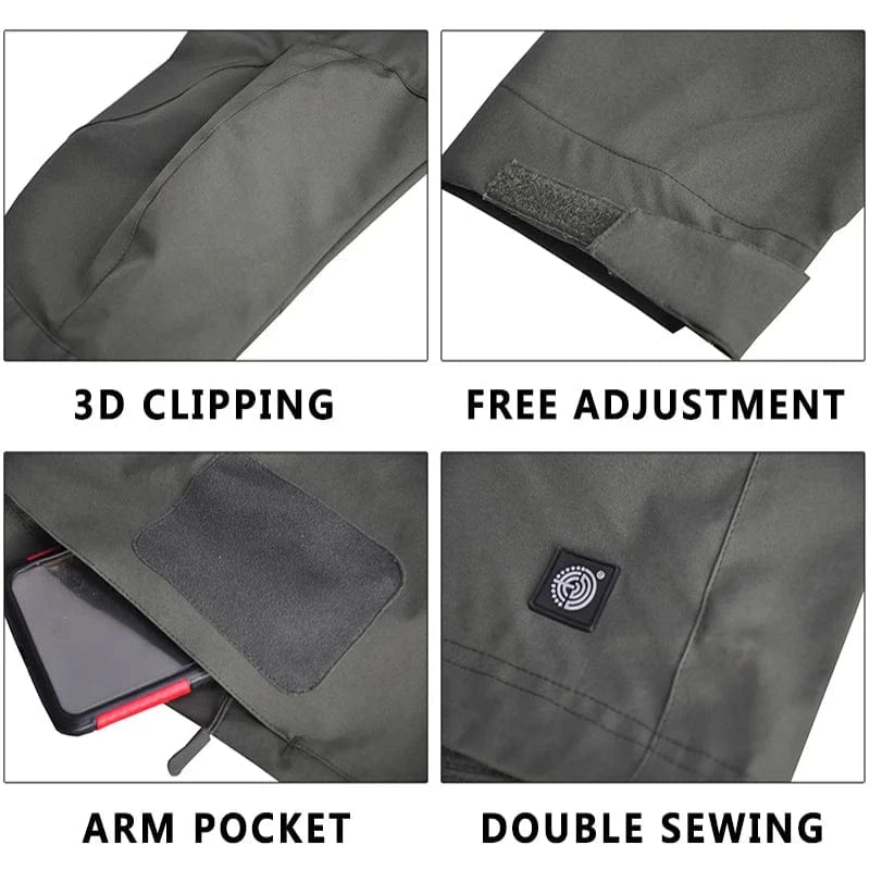 STALKER OPS HOODED TACTICAL JACKET – Waterproof Combat Shell with 6 Gear Pockets