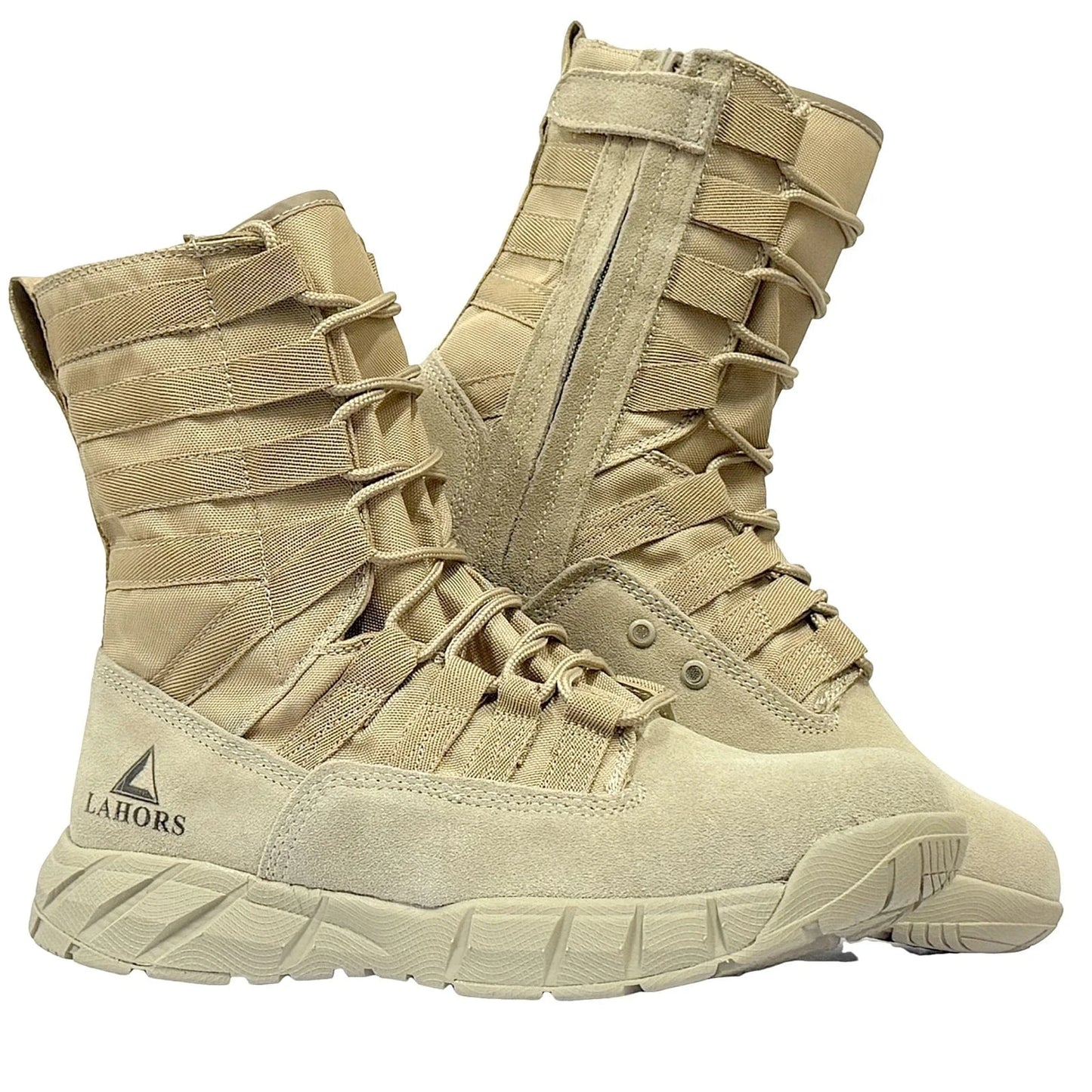 LAHORS T3 COMBAT BOOTS – Suede Tactical Footwear | Lightweight | Desert Ops