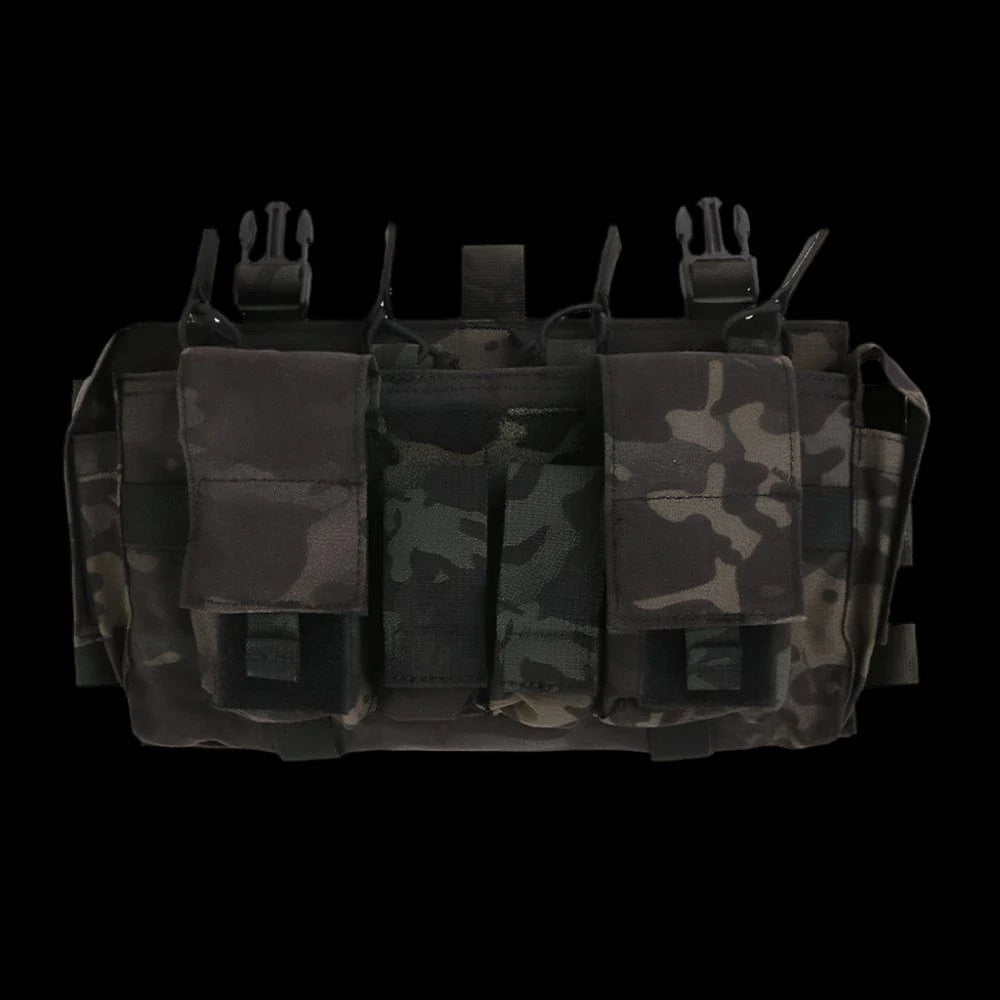 EMERSONGEAR Tactical MF Gen IV Chest Rig – 500D Nylon Placard Mag Carrier