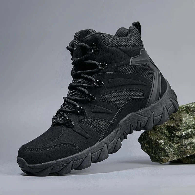 HELLRAID X7 – Tactical Combat Boots, Side-Zip, Mid-Calf, Reinforced Sole, Ops-Ready