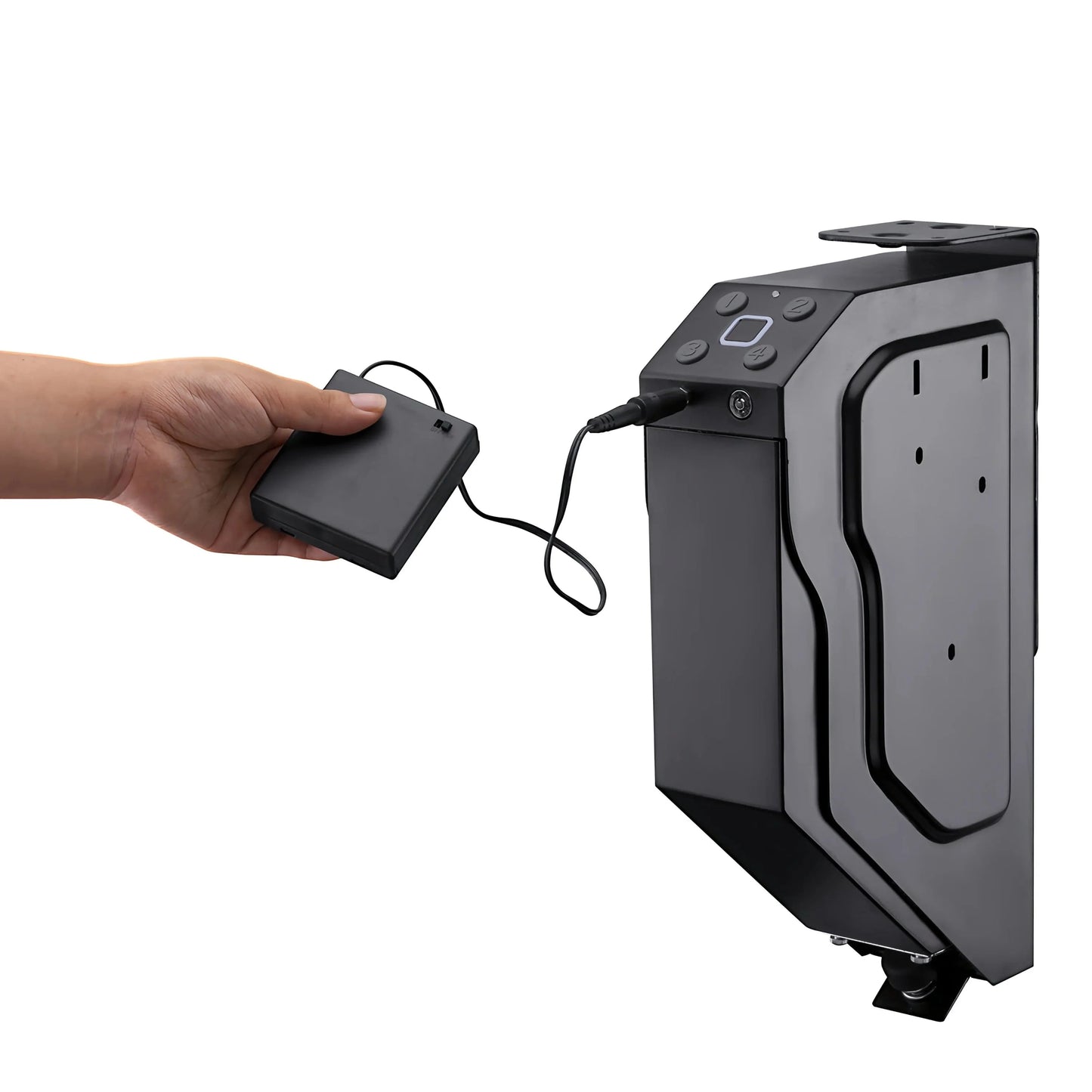 BLACKVAULT SIGMA Biometric Pistol Safe – Fingerprint + Password Lockbox