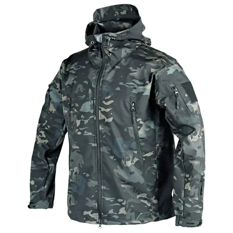 WOLFHIDE LIGHT TACTICAL WINDBREAKER – Waterproof Camouflage Field Shell Jacket