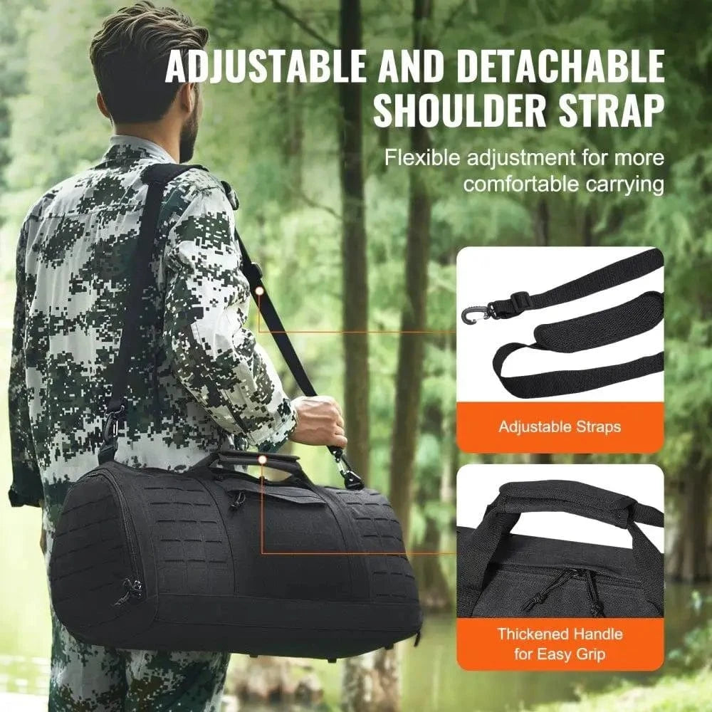 RAIDHAUL 45 – Tactical 45L Duffle with Molle Grid & Waterproof Shell