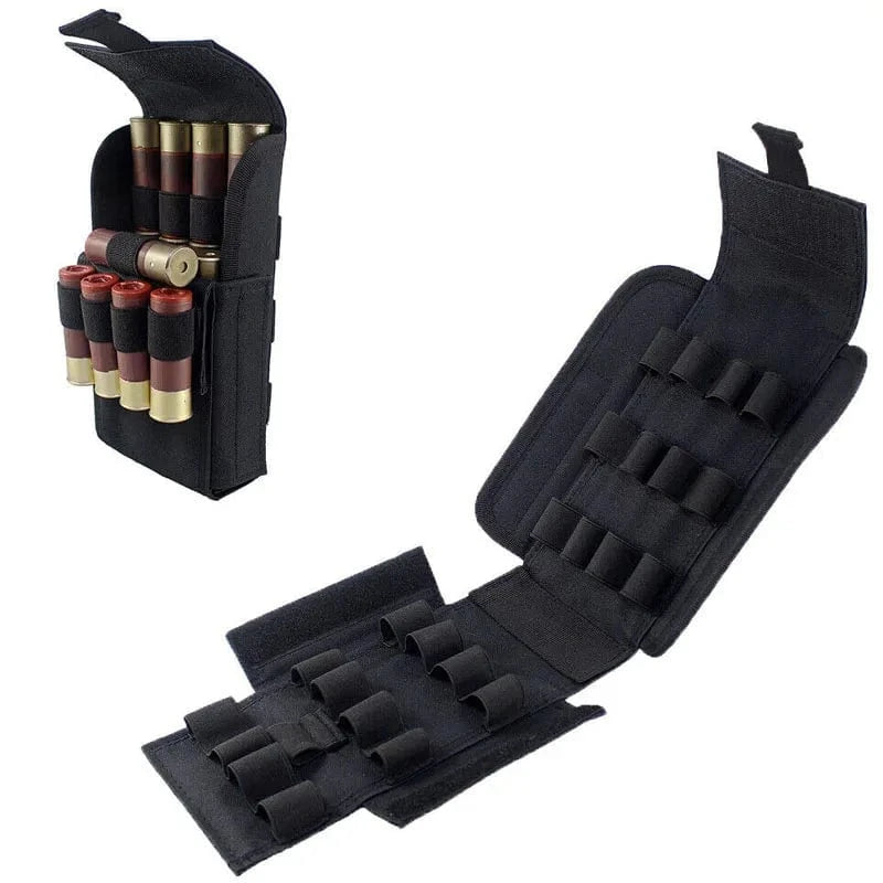 WARBELT V25 – 25-Round Tactical 12 Gauge Shotgun Shell Pouch (MOLLE Waist-Ready)