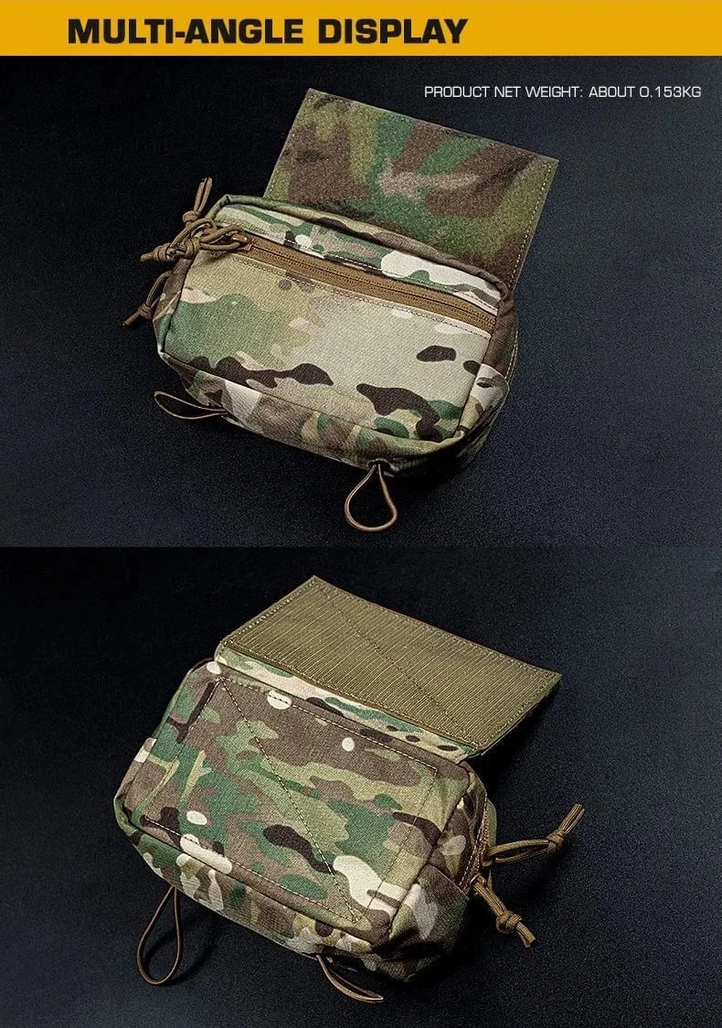 WARGRID VE-74 Tactical Chest Rig Panel – MOLLE Utility Pouch System for Field Ops & EDC