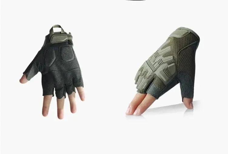 GHOSTSKIN C42 – Tactical Summer Gloves, Lightweight Camouflage, Wrist-Fit Combat Style