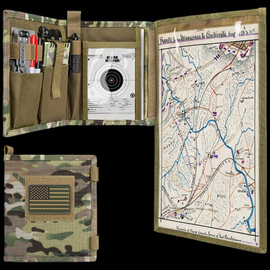 SANDSTRIKE MAP-COM Field Pouch – Tactical Folding Map Case Holder