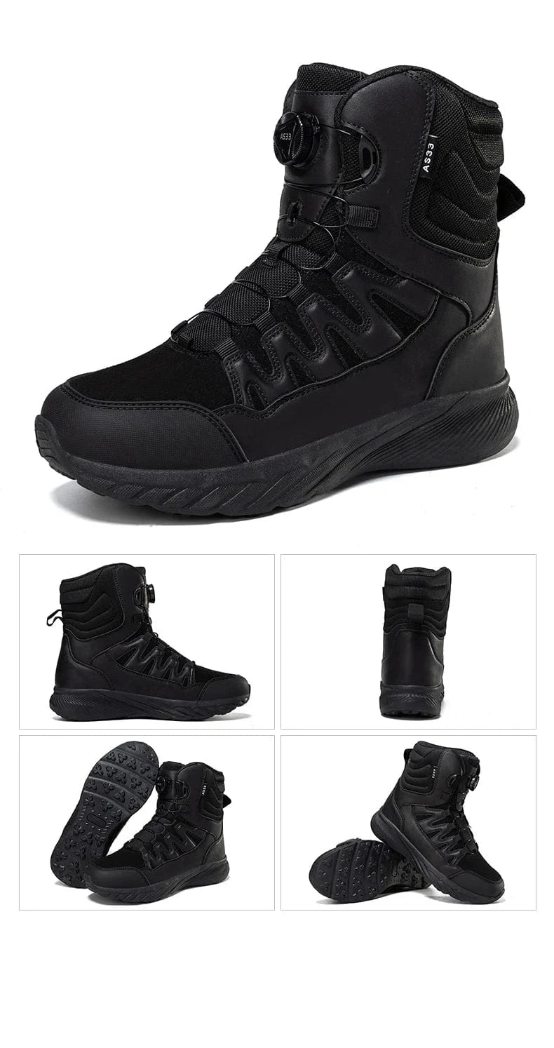 RAIDCORE V6 – Tactical Ankle Boots, Zip-Up, Waterproof, Desert-Ready Combat Sole