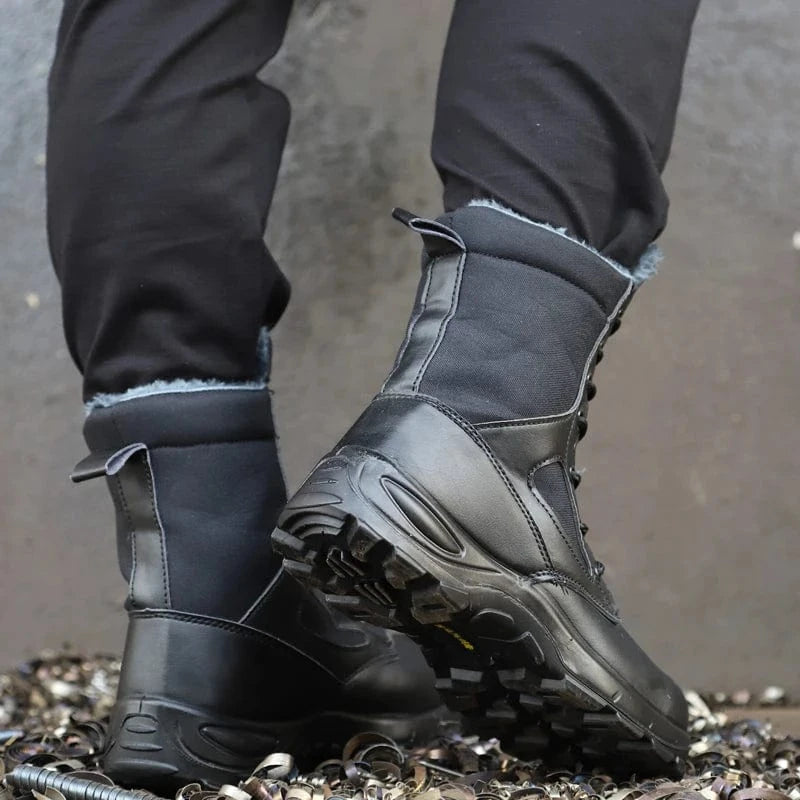 STRIKEFORCE T7 – Steel Toe Tactical Boots, Anti-Slip, Puncture-Proof Safety Build