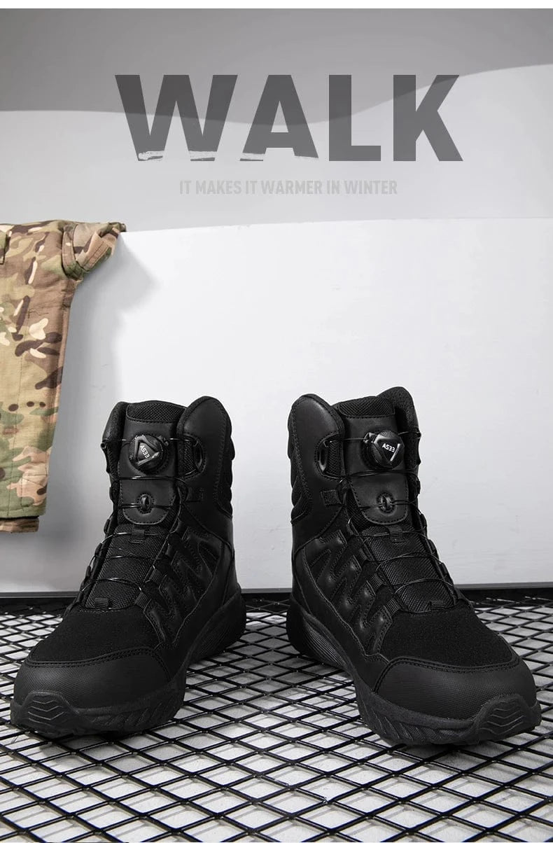 RAIDCORE V6 – Tactical Ankle Boots, Zip-Up, Waterproof, Desert-Ready Combat Sole